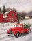 Christmas Diamond Painting Kit – 5D Full Drill Winter Truck Diamond Art for Adults, Parent-Child DIY Interaction, 12×16" Holiday Wall Decor